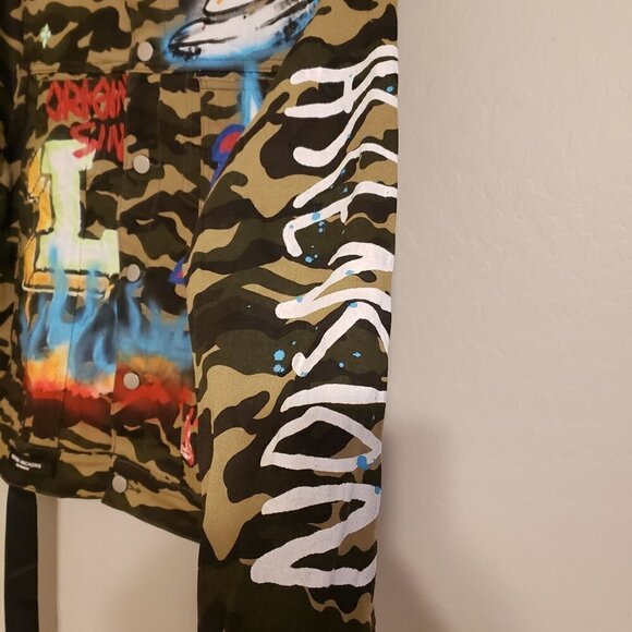 Lifted Anchors Starlight Cotton Blend Camo Jacket size S NWT - Picture 4 of 15